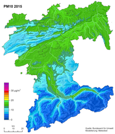 Feinstaub (PM10) 2015