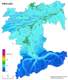 Feinstaub (PM10) 2021