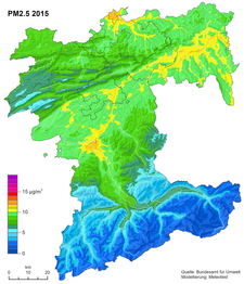 Feinstaub (PM2.5) 2015